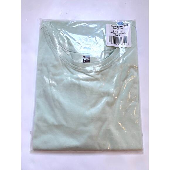 NEW Tea Collection Ocean Octopus Fish UV Short Sleeve Tee Shirt - Picture 2 of 2